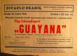 Praha-Braník, SDO, Divadlo Braník, Guyana - plakát, 1946