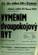 Žiželice, Tyl, Vyměním dvoupokojový byt - plakát, 1959