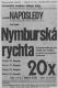 Nymburk, Hálek, Nymburská rychta, 20 uvedení – plakát, patrně konec 70. let 20. stol.