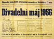 Kostelec nad Černými Lesy, Divadelní máj - plakát, 1956