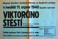 Studnice, Katolická mládež, Viktorčino štěstí - plakát, 1940
