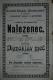 Praha-Nové Město, Stankovský, Nalezenec - Damoklův meč - plakát, 1894