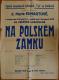 Valdice, Tyl, Na polském zámku - plakát, 1929