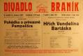 Praha-Braník, SDO, Pohádka o princezně Pampelišce - Hřích Vendelína Bartáska - plakát, 1937