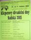 Sadská, Klicperovy divadelní dny 2005 - plakát s programem