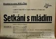 Čistá, OB, Setkání s mládím - plakát, 1953