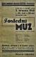 Hroubovice, Klicpera, Kniha plakátů, Poslední muž - plakát, 1940