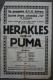Velvary, Tyl, Herakles versus puma, 1925 - plakát