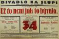 Divadlo Na Slupi, Už to není jak to bývalo- plakát, 1929