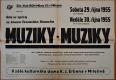 Miletín, Erben, Muziky - muziky - plakát, 1955