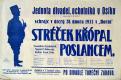 Osík, Ochotníci, Stréček Křópal poslancem - plakát, 1933