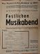 Libáň, Bozděch, 100. výročí prvního ochotnického divadla v Libáni, Hudební večer, 1940