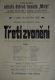 Praha-Vyšehrad, ČOB Motýl, Třetí  zvonění - plakát, 1902