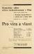 Plzeň, Církev československá, Pro víru a vlast – plakát, 1939