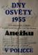 Polička, Spolek divadelních ochotníků, Anežka - plakát, 1955