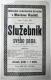 Mnichovo Hradiště, Ochotnické divadlo, Služebník svého pána,  plakát, 1871