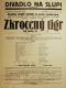 Divadlo Na Slupi, Zkrocený tigr - plakát, 1929