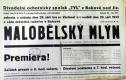 Bakov nad Jizerou,Tyl, Malobělský mlýn, premiéra - plakát, 1935