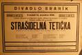 Praha-Braník, SDO, Divadlo Braník, Strašidelná tetička - plakát, 1930