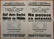Sukorady, Přemysl, Na potoce za mlýnicí - plakát, 1942