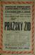 Praha-Michle, Družstvo divadelních ochotníků, Pražský  žid - plakát, 1910