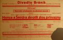 Praha-Braník, SDO, Honza s Šmidra zkrotili zlou princeznu - plakát, 1931