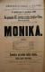 Polička, Ochotníci, Monika - plakát, 1891