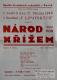 Desná, SDO, Národ pod křížem - plakát, 1949