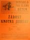 Divadlo Na Slupi, Žádost kmotra Jahelky - plakát, 1930