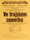 Praha-Nové Město, Divadlo Na Slupi, V trojském zámečku - plakát, 1940