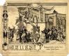 Národní divadlo, Hynaisova opona, kresba Josefa Jakší dle obrázku ve Zlaté Praze, 1892