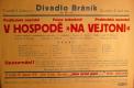 Praha-Braník, SDO, V hospodě Na Vejtoni - plakát, 1931