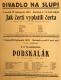 Praha-Nové Město, Divadlo Na Slupi, Jak čerti vyplatili čerta - Podskalák - plakát, 1932