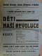 Sádek, SDO Klicpera, Děti naší revoluce - plakát, 1931