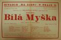 Divadlo Na Slupi, Bílá myška - plakát, 1928