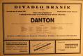 Praha-Braník, SDO, Divadlo Braník, Danton - plakát, 1930