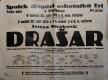 Polička, Ochotníci, Drašar - plakát, 1935