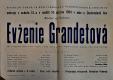 Choltice, SDO, Evženie Grandetová - plakát, 1954