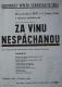 Tříč, Venkovan, Za vinu nespáchanou, K.Vyskočil, 1947 - plakát