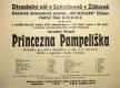 Praha-Žižkov, Wolker, Princezna Pampeliška - plakát, 1941