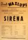 Praha-Nové Město, Vzděl. sbor vyšehradský, Divadlo Na Slupi, Siréna - plakát, 1949