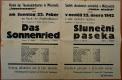 Mlázovice, SDO, Sluneční paseka - plakát, 1942