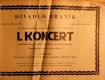 Praha-Braník, hudební odbor SDO Braník  a pěvecký sbor Zlíchov, I. koncert v Divadle Braník -- plakát, 1927