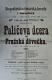 Morašice, Hospodářsko-čtenářská beseda, Paličova dcera - plakát, 1901