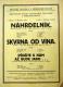 Havlíčkův Brod, SDO, Náhrdelník,  Skvrna od vína, Přijďte k nám až bude jaro - plakát, 1922