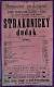 Holice, Klicpera, Sedlák milostpán - plakát, 1880