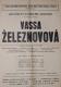 Hronov, MAJ, Vassa Železnovová - plakát, 1956