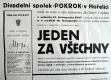 Hořelice, Pokrok, album plakátů a fotografií, Jeden za všechny, 1947