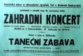 Dolní Stakory, Tyl, Zahradní koncert - plakát, 1939