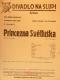 Praha-Nové Město, Divadlo Na Slupi, Princezna Světluška - plakát, 1936